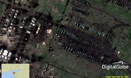Satelitski snimci otkrivaju gomilanje ruskih trupa na granici sa Ukrajinom.