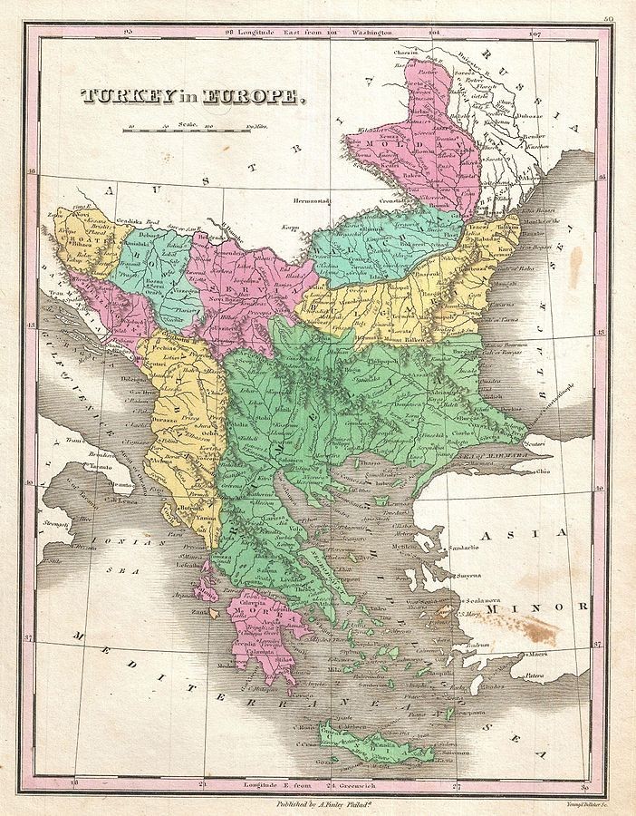 702px-1827_Finley_Map_of_Turkey_in_Europe,_Greece_and_the_Balkans_-_Geographicus_-_TurkeyEurope-finley-1827