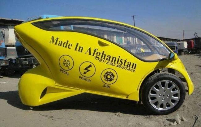 Avganistanski auto na solarni pogon