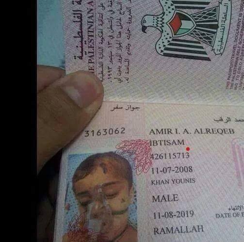 Dečiji pasoš u Palestini