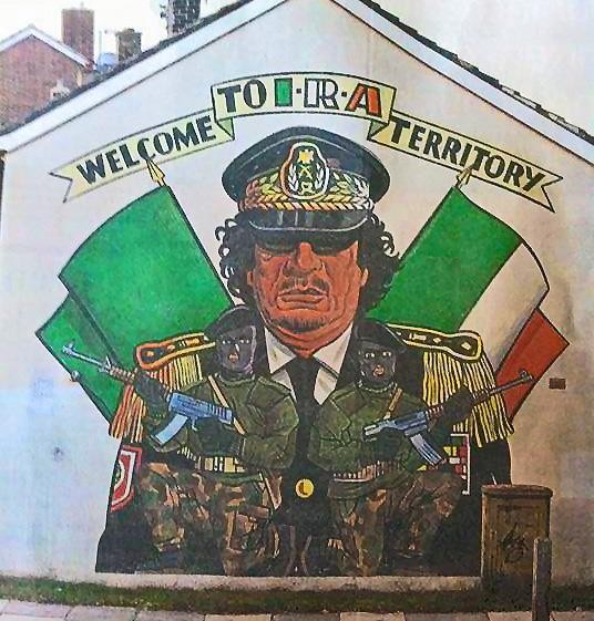 Grafit Gadafija u Belfastu – “Dobrodošli na teritoriju IRA-e”