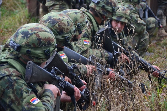 Pripadnici Vojske Srbije na vojnoj vežbi NATO-a
