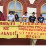 Studentski front zauzeo zgradu Rektorata Beogradskog univerziteta