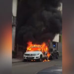 Napad na policijska kola u Briselu (VIDEO)