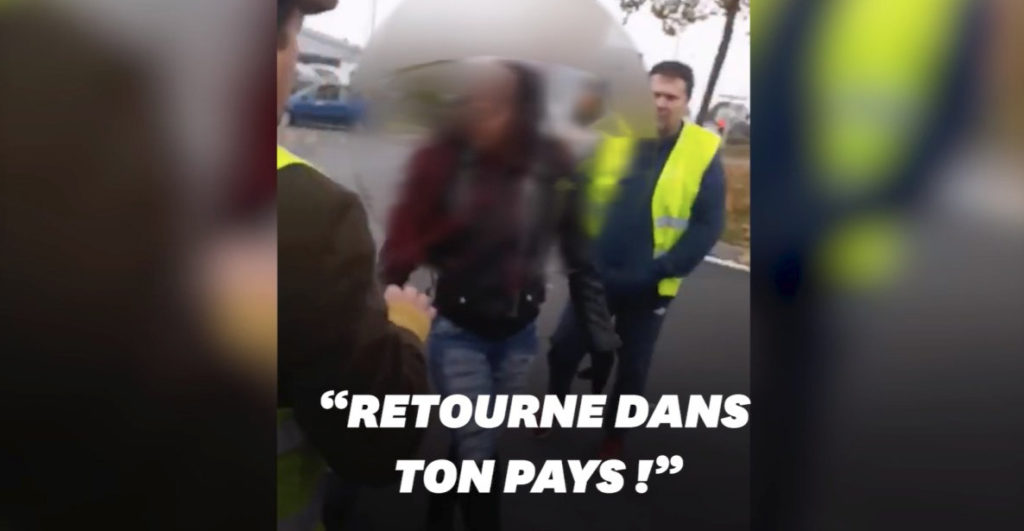 Rasistički napadi francuskih demonstranata! (VIDEO)