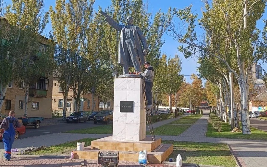 U Melitopolju obnovljen spomenik Lenjinu