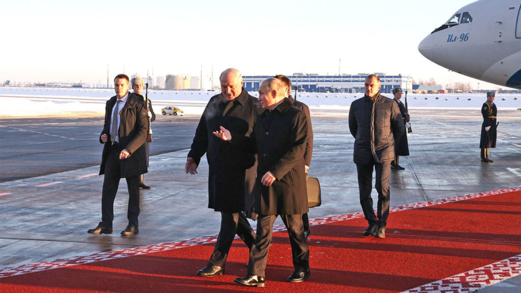 Putin stigao u Minsk, sastanak sa Lukašenkom