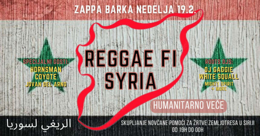 Rege i pank svirke u Beogradu za pomoć Siriji